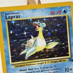 1999 Pokémon Lapras • Fossil 10/62 • Lightly Played/Near Mint Holo Rare - Image 6