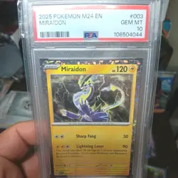 Pokemon Miraidon M24 EN #3 Holo McDonalds 2025 PSA 10 - Image 4