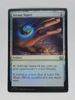 Arcane Signet 001 - Foil Mint - Commander: Foundations - Magic: The Gathering - Image 2