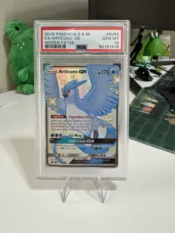 Pokemon Sun & Moon 2019: Hidden Fates Shiny Vault: Fa Articuno GX #SV54 PSA 10 - Image 3