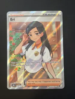 Eri - 136/131 - Pokemon Prismatic Evolutions Full Art Ultra Rare NM - Image 1