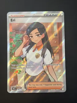 Eri - 136/131 - Pokemon Prismatic Evolutions Full Art Ultra Rare NM - Image 3