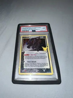 2021 Pokemon Celebrations Classic Collection 17 Umbreon Gold Star PSA 9 - Image 1