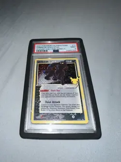 2021 Pokemon Celebrations Classic Collection 17 Umbreon Gold Star PSA 9 - Image 3