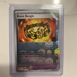 Brave Bangle 080/086 SV: White Flare Poke Ball Holo Pattern Pokémon Tool Card - Image 3