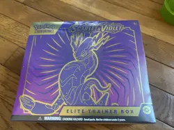 Pokemon Scarlet And Violet Elite Trainer Box NEW SEALED TCG Miraidon ETB - Image 1