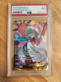2016 Pokémon XY Steam Siege Gardevoir EX 116/114 Secret Rare PSA 9 Alt Art - Image 1