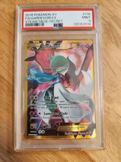 2016 Pokémon XY Steam Siege Gardevoir EX 116/114 Secret Rare PSA 9 Alt Art - Image 3