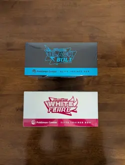 Pokemon Black Bolt and White Flare Pokemon Center PC Elite Trainer Box ETB - Image 10