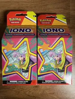 2 Pokemon Iono Premium Tournament Collection Boxes New Sealed - Image 1