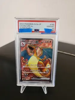 Pokémon,Charizard ex,#185/165, Japanese, Super Rare, PSA 10 Mint - Image 1