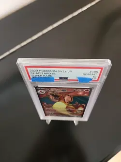 Pokémon,Charizard ex,#185/165, Japanese, Super Rare, PSA 10 Mint - Image 6