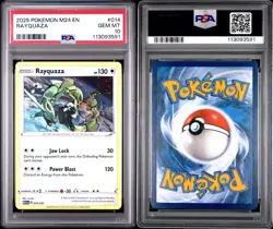 2025 POKEMON M24 EN-MCDONALD'S COLLECTION #014 RAYQUAZA PSA 10 - Image 3
