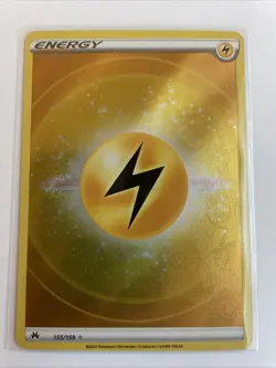 Pokemon Lightning Energy 155/159 Crown Zenith Ultra Rare Textured Holo LP - Image 1