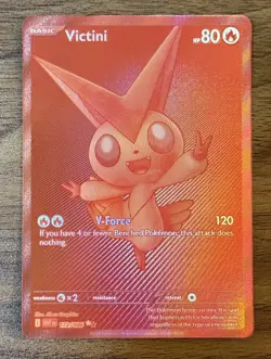 Red Victini English Pokemon White Flare Black Bolt WHT EN 172/086 10 CONTENDER - Image 17
