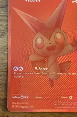 Red Victini English Pokemon White Flare Black Bolt WHT EN 172/086 10 CONTENDER - Image 5