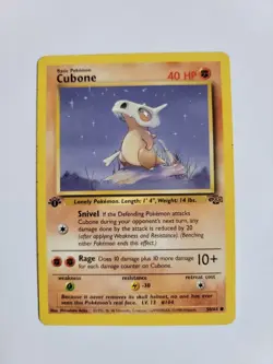 1999 Pokémon TCG First Edition CUBONE Jungle Set 50/64 - Image 1