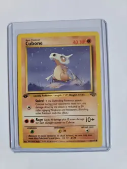 1999 Pokémon TCG First Edition CUBONE Jungle Set 50/64 - Image 10