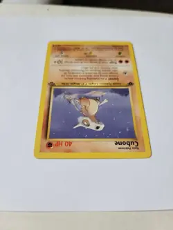 1999 Pokémon TCG First Edition CUBONE Jungle Set 50/64 - Image 4