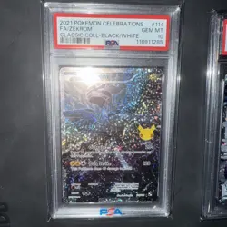 2021 Pokemon Reshiram And Zekrom Celebrations Set! PSA 10 - Image 2
