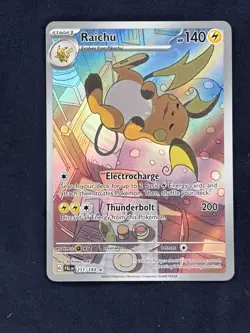 2023 Pokémon Paldea Evolved Raichu 211/193 FULL ART RARE - Image 1