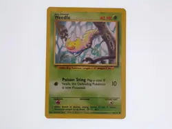 Pokemon Weedle 69/102 Original Base Set 1999 - Image 1