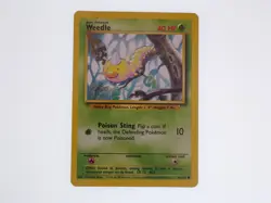 Pokemon Weedle 69/102 Original Base Set 1999 - Image 3
