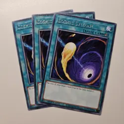 3x Cosmic Cyclone - Playset - TAMA EN053 - 1st Edition - Yugioh - Image 1