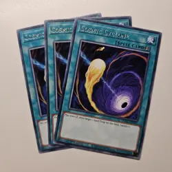 3x Cosmic Cyclone - Playset - TAMA EN053 - 1st Edition - Yugioh - Image 3