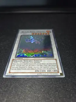 Black Rose Dragon (Ghost Rare) CSOC-EN039 Crossroads of Chaos 1st Edition - Image 2