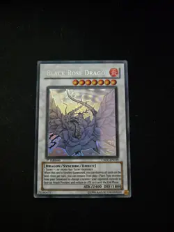 Black Rose Dragon (Ghost Rare) CSOC-EN039 Crossroads of Chaos 1st Edition - Image 8