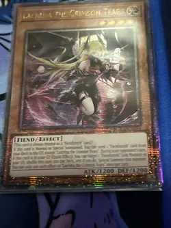 Yugioh English Lacrima the Crimson Tears ROTA-EN014 Quarter Century SR NM 1st - Image 8