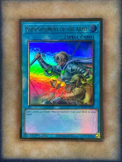 Yugioh Reinforcement of the Army MAGO-EN046 Gold Rare 1st Ed NM - Image 2