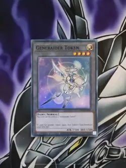 YuGiOh Card OP13-EN026 Generaider Token Super Rare LP 1st Edition  * USED * - Image 2
