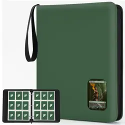 Card Binder 9 Pocket, Trading Card Binder with Clear Window Design, 720 Doubl... - Image 1