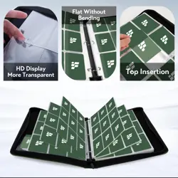 Card Binder 9 Pocket, Trading Card Binder with Clear Window Design, 720 Doubl... - Image 5