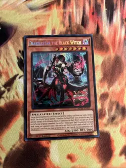 x1 Diabellstar the Black Witch - MP24-EN109 Prismatic Secret Rare - 1st Edition - Image 3