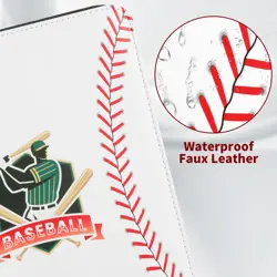 Baseball Trading Card Binder 9 Pocket, Premium Zip Trading Card Binder, Water... - Image 5