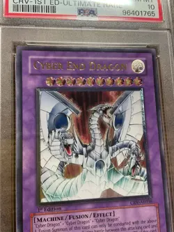 YUGIOH PSA 10 Cyber End Dragon CRV-AE036 Ultimate Rare 1st Edition - Image 6