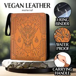 Dragon-Themed Trading Card Binder – 900 Card Capacity, 60 Double-Sided 9-Pock... - Image 2
