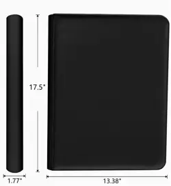 16 Pocket Card Binder, Ringless Zip Trading Card Binder, 1000+ Double Sided P... - Image 2
