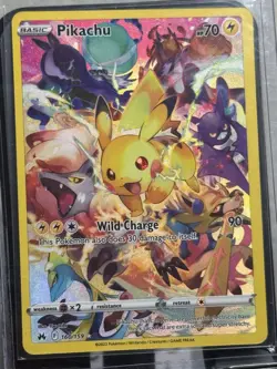 PokÃ©mon Pikachu TCG Card Secret, 160/159, Crown Zenith, NM Condition - Image 1