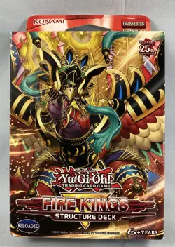 Yu-Gi-Oh! Fire Kings Structure Deck - Factory SEALED Trading Card Game - Image 1
