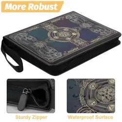 Card Binder for MTG Cards, Premium 9 Pocket Card Binder for Trading Cards, 72... - Image 2