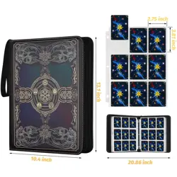 Card Binder for MTG Cards, Premium 9 Pocket Card Binder for Trading Cards, 72... - Image 4