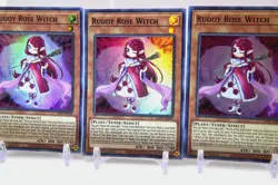 Yugioh Ruddy Rose Witch Playset - Super Rare  M/NM  1st Ed. - Image 6
