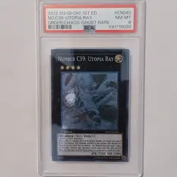 Yu-Gi-Oh! Number C39: Utopia Ray ORCS-EN040 Ghost Rare 1st Edition PSA 8 - Image 6