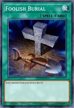 Foolish Burial - RA02 - Quarter Century Secret Rare - Yugioh EURO - Image 1
