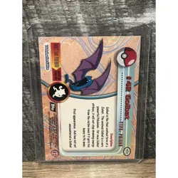 Pokemon GOLBAT #42 Holo Foil Topps Black Label Card 2000 TV Animation - Image 2