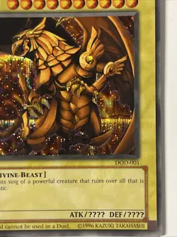 Yugioh - The Winged Dragon of Ra - DOD-001 - Secret Rare - Image 4
